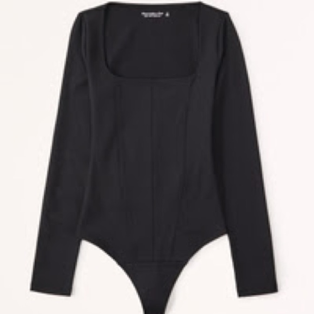 Black Long Sleeve Bodysuit